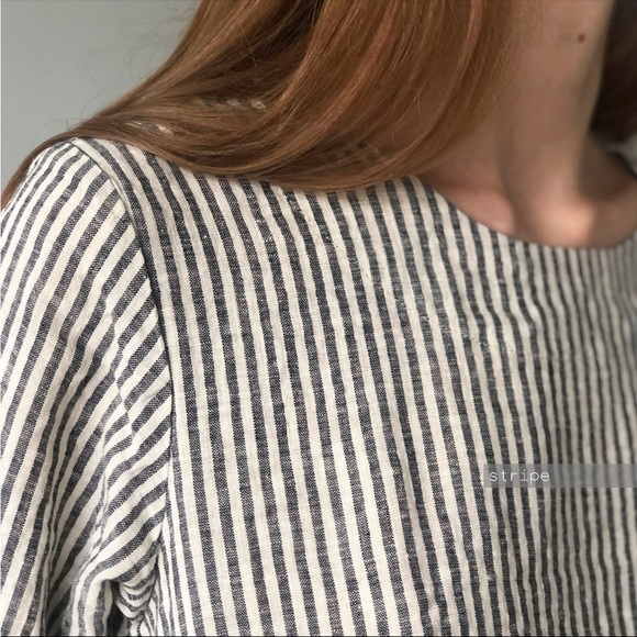 Washed Linen Dress with Pockets - Picture 9 of 9